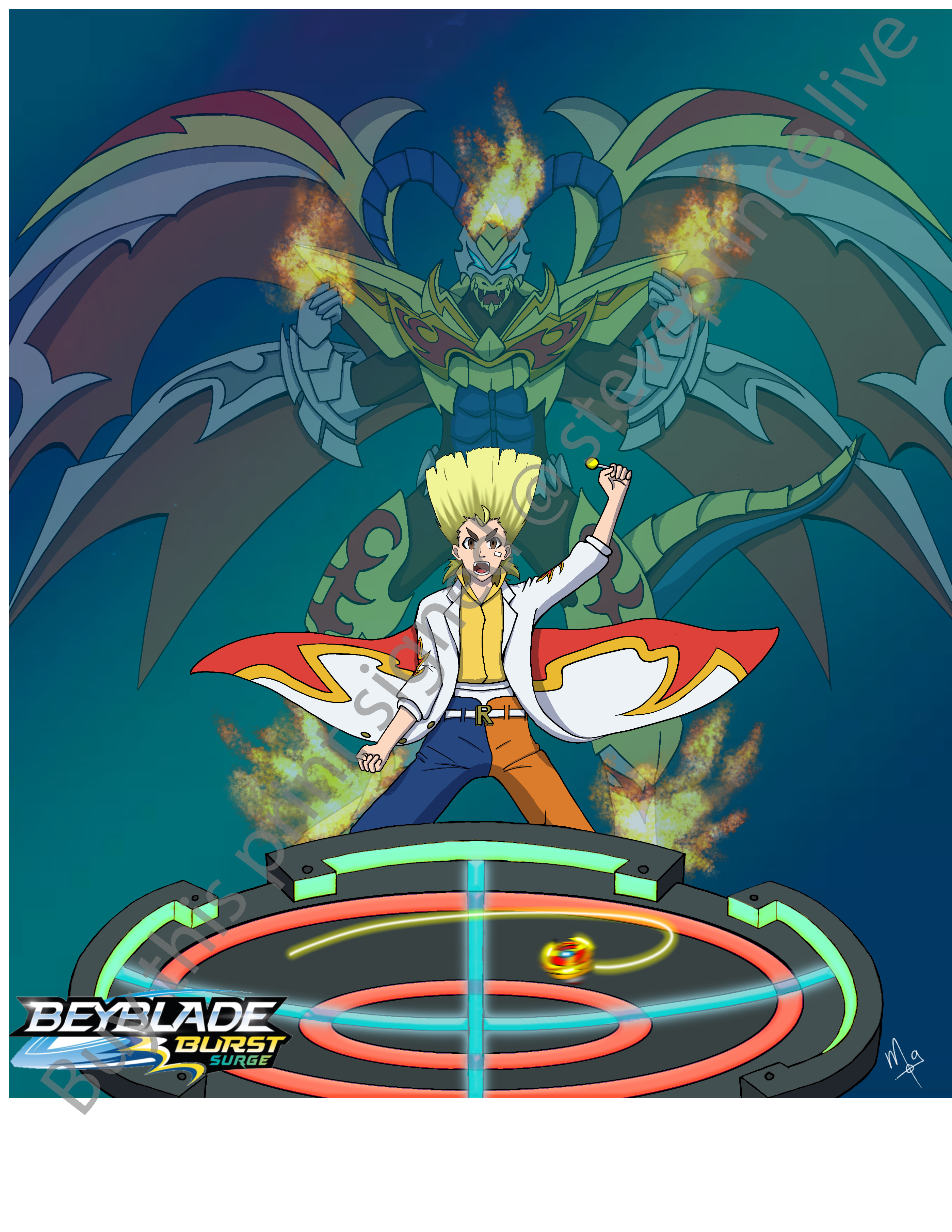 Beyblade Burst Turbo Print